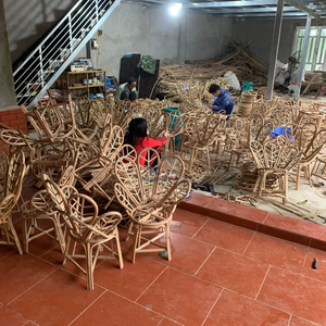 Sillas de mimbre de ratán para niños, muebles naturales para sala de estar, decoración del hogar, diseño minimalista duradero - Product Image 5