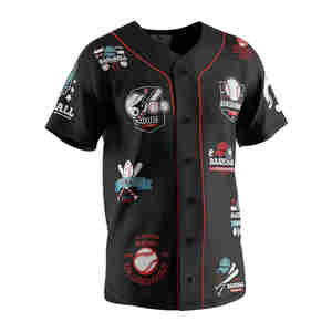 เสื้อเบสบอลขายดีที่สุด ผ้าพรีเมียม ระบายอากาศได้ดี สำหรับผู้ชาย สั่งซื้อจำนวนมาก - Product Image 3