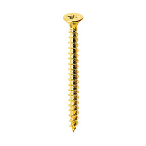 VITI A LEGNO TESTA SVASATA PIANA OTTONATE 4 X20 - Product Image 1