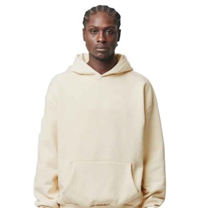 Sweatshirts à capuche unisexes de haute qualité brodés personnalisés pour l'hiver Streetwear 100% coton polaire française pour hommes vente en gros - Product Image 1