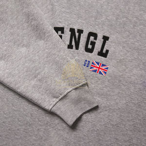 Sudadera Corta de Manga Larga para Mujer, 100% Algodón, Transpirable, Antiarrugas, Cuello Redondo, Estilo Casual, Ropa de Calle, Temporada de Invierno, Bordada - Product Image 5