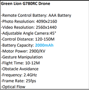 Green Lion G780RC <b>Underwater</b> <b>Drone</b> - Product Image 5