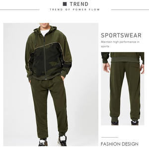 LOGO Personalizado Hombres Jogger Conjuntos Trajes de sudor Ropa deportiva para los conjuntos de los hombres/personalizado Gimnasio Cómodo Unisex 2 Piezas Conjunto Chándales - Product Image 4