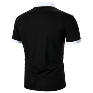 Personnalisé à manches courtes de haute qualité surdimensionné décontracté été 100% Polo en coton biologique pour hommes - Product Image 3