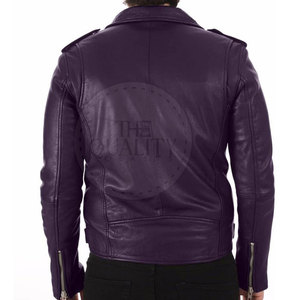 2025 veste en cuir de haute qualité pour hommes couleur personnalisée 100% cuir hiver col montant Logo avant - Product Image 3