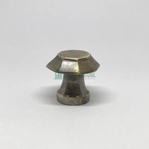 Bouton en laiton antique-Bouton en laiton massif Fabricant indien en gros Conceptions personnalisées Usinage de précision rond - Product Image 3