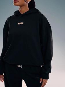 Conjunto Deportivo Informal para Mujer con Sudadera con Capucha y Pantalones Acampanados, Ropa Deportiva de Estilo Urbano para Entrenamiento y Fitness - Product Image 3