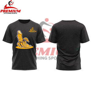 Camiseta Vintage de manga corta de verano para hombre alto, camiseta de hombre personalizable informal de punto con empalme de impresión Digital - Product Image 5