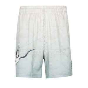 Pantalones cortos deportivos de malla de poliéster 100% para hombre, superventas, diseño personalizado, estilo informal transpirable, cintura media, patrón sólido - Product Image 1