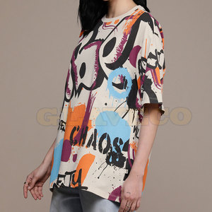 Factory Direct <b>Sale</b> Women Sublimation T-Shirts Light <b>Weight</b> Plus Size Women Sublimation T-Shirts <b>For</b> <b>Sale</b> - Product Image 2