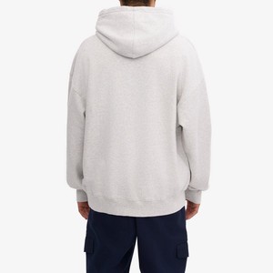 Sweats à capuche respirants pour hommes avec logo personnalisé design de haute qualité 345 g/m² pull uni très épais et surdimensionné sans ficelle - Product Image 6