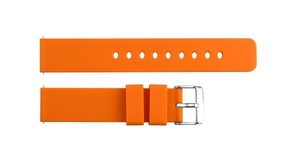 JD417 Orange Unisex 20mm Silicone Soft Sport <b>Watch</b> Band Smartwatch Adjustable Waterproof Breathable <b>Watch</b> Parts <b>Watch</b> Strap - Product Image 3