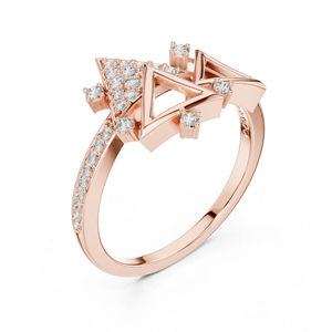 Anillo de Compromiso de Oro Amarillo de 14K con Diamante Cultivado en Laboratorio de 0.25 Quilates, Corte Redondo, para Mujer |   Diamante de Cultivo Nuevo de Lujo con Certificación IGI - Product Image 6