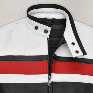 Nueva chaqueta de cuero de carreras de motos profesional para montar 2025 chaqueta de cuero de moto de cuero Pu de diseñador para hombres - Product Image 3