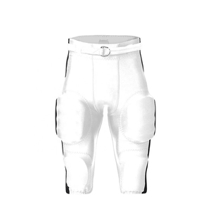 Venta caliente de alta calidad transpirable antibacteriano de secado rápido de fútbol americano almohadillas integradas pantalón servicio OEM precio barato - Product Image 1