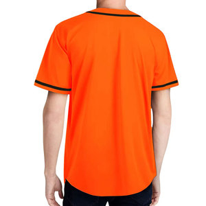 Custom softball <b>shirts</b> sublimation printing breathable baseball jersey full buttons down baseball wear Baseball Jersey - Product Image 6