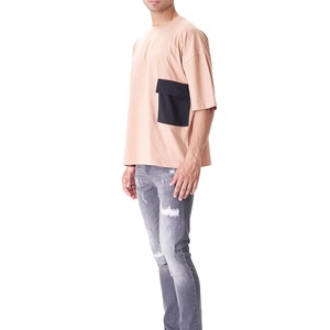 เสื้อยืดผ้าฝ้าย100% สำหรับผู้ชายทรงโอเวอร์ไซส์ทรงหลวมน้ำหนักมากซักด้วยกรดสวมใส่สบายมีดีไซน์พิมพ์ลายดิจิตอล - Product Image 4