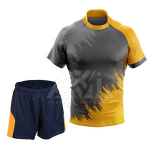 Conjuntos de Uniformes de Rugby de Fabricación Propia, Color Personalizado, Alta Calidad, 100% Poliéster, Secado Rápido, Logotipo Personalizado para Adultos - Product Image 2