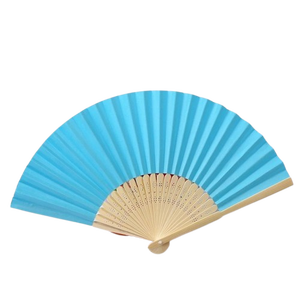 Abanicos de Bambú Tradicionales Impresos Personalizados en Oferta, Decoración Hecha a Mano Natural VIET FARGIMEX - Product Image 5