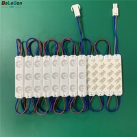 LED 110V 220V inyección 3 Lmodule Módulo 2W blanco cálido blanco frío rojo verde azul amarillo Rosa color para letreros