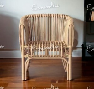 Sillón cómodo de caña de bambú artesanal de lujo, sillón de ratán de bambú Natural para exteriores, silla de salón para sala de estar, balcón, silla de jardín - Product Image 1