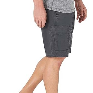 Pantalones cortos deportivos de Color sólido para hombre superventas, transpirables, holgados, de algodón ligero, hechos, gran oferta, diseño teñido liso - Product Image 4