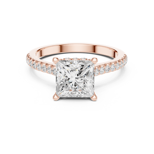 Hint encuentra anillo de diamante CVD de oro Real de 10 quilates para bodas - Product Image 6