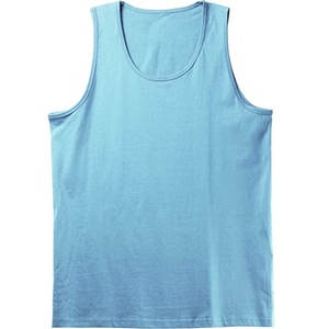 เสื้อกล้าม100% โพลีเอสเตอร์สำหรับผู้ชายเสื้อออกกำลังกายแบบนิ่มเสื้อยืดกล้ามเนื้อเรียบสำหรับออกกำลังกายแบบเย็บปิด - Product Image 1