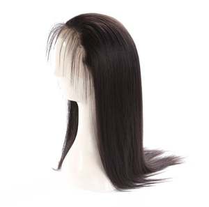 Pelucas de cierre recto de hueso frontal de encaje Remy virgen indio de alta calidad 12-30 pulgadas todos los colores Bangladesh transparente al por mayor - Product Image 1