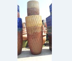 [Ruby Linh] - Macetas y jardineras de cerámica grandes para exterior/interior, decoración para jardinería/hogar, venta al por mayor - Product Image 4