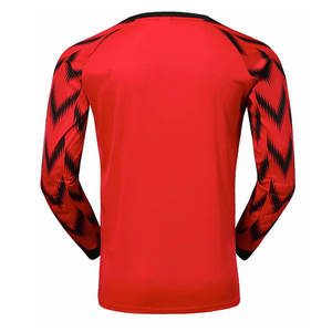 Uniforme profesional fabricado diseño personalizado 100% poliéster ropa de fútbol uniforme de portero - Product Image 3