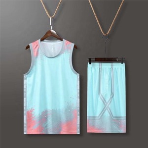 Custom Men's Sportswear Tank Top Basketball Jerseys Sets for Team Scrimmage Quick Dry <b>Athletic</b> Shorts Custom Design - Product Image 3