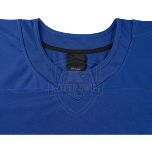 Maillot de hockey sur glace 100% polyester en taille adulte, vêtements d'entraînement, maillot uni, équipe sportive, maillot de hockey sur glace - Product Image 2