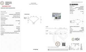Diamante VS Clarity de 4 Quilates, Diamante Cultivado en Laboratorio, Corte Marquesa, Diamante Cultivado en Laboratorio con Certificado IGI, Diamante Suelto para Anillo - Product Image 2