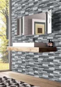 Elegant Vertical Wall Elevations Using 300x600mm <b>Matt</b> Finish High-Depth Structured Tiles - Product Image 1