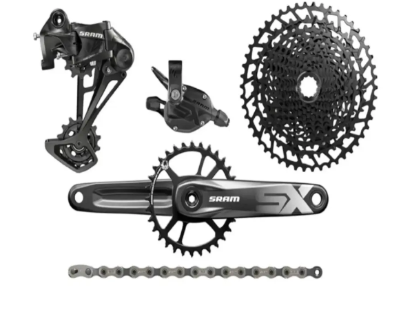 Новое поступление для SRAM GX Eagle Groupset (Лунный) 1x12 Скоростей DUB Boosts (175 мм) переднего велосипеда