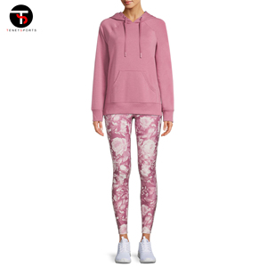 2023 Venta al por mayor personalizado mejor diseño letra impresa suelta mujer Sudadera con capucha de longitud completa mangas completas de alta calidad para la temporada de invierno - Product Image 2