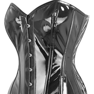 Nouveau Style Corsets En Cuir pour Femmes Vintage Léopard En Cuir Corset Respirant Personnalisé Top Princesse À Lacets Sexy En Cuir Corsets - Product Image 1