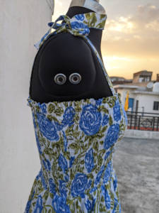 Robe maxi d'été en coton doux à imprimé floral, style doux, écologique, sans manches, robe en coton indien faite à la main pour femmes - Product Image 6