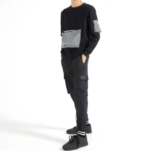 Nouveau 2026 Nouvelle Mode OEM Sweat-shirt Pullover Sport Homme en Coton French Terry 320 g/m² Col Rond Oversize Vierge pour Fabricants - Product Image 3