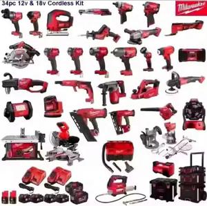 FACTORY PRICE Discount sales Milwaukees 2695-34 - 2896-26 M18 FUEL 18V Cordless <b>Power</b> Lithium-Ion 34 <b>Tool</b> Combo Kit - Product Image 2