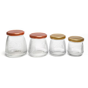 Bouteilles d'emballage en verre transparent pour nid d'oiseau de 50/75/100 ml, pots de stockage de miel en verre scellés avec couvercle/capuchon à vis en métal - Product Image 4