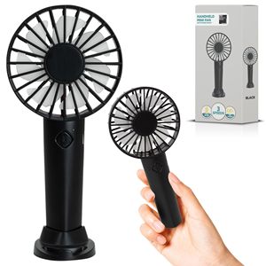 Ventilateur portable rechargeable en plastique, pliable, mini, avec affichage LED, clip pour téléphone, multi-vitesses, pour événements en extérieur - Product Image 6