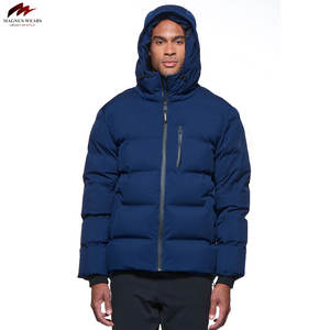 เสื้อแจ็คเก็ตพัฟเฟอร์บุรุษคุณภาพสูงแบบสั่งทำพิเศษสำหรับฤดูหนาว ผ้าแคนวาสกันลมอย่างดี เส้นใยไผ่ คอจีน ระบายอากาศได้ดี ดีไซน์ใหม่ - Product Image 3