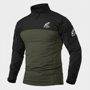 เสื้อคอมเพรสชั่นแขนยาวผู้ชายพิมพ์โลโก้ตามสั่ง ขายส่ง เสื้อคอมเพรสชั่นผู้ชายผลิตในปากีสถานสำหรับเยาวชน - Product Image 3