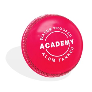 Academy Red Leather Cricket Ball Paquete de 6 Peso 156gm-160gm Mejor calidad Estándar internacional ALUM Tannd Leather Ball - Product Image 5