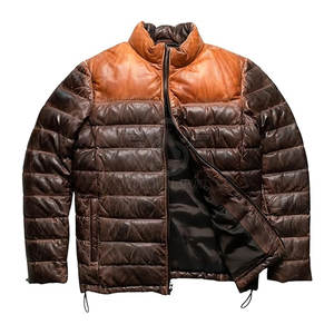 Chaqueta Acolchada de Piel de Vaca con Textura Suave y Sensación Cálida, Diseñada para Uso Casual en Invierno, Resistente al Viento y Transpirable, Ecológica - Product Image 5