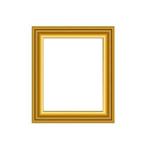 Miroir mural en métal couleur or Décoration Design moderne haut de gamme Cadre photo Matériel doré Style américain Personnalisé - Product Image 1