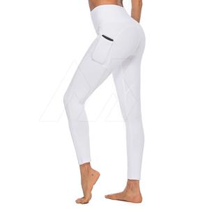 Mallas de cintura alta baratas comprar a granel proveedor al por mayor pantalones de yoga personalizados medias de gimnasio de compresión sin costuras para mujeres - Product Image 3