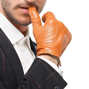 Best Pricing Custom Printed Fashion Leather <b>Glove</b> Super Fit Solid Color Made Premium Quality Fashion Leather <b>Glove</b> - Product Image 2